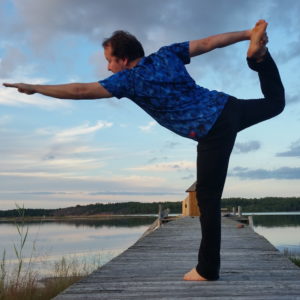 Natarajasana in August 10th 2017. Your text...