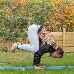 Crow pose in October 10th 2017. I bring a  Crowpose as well as a  Flyingcrowpose. Starting to be able to hold the later one too for a few breaths now :)