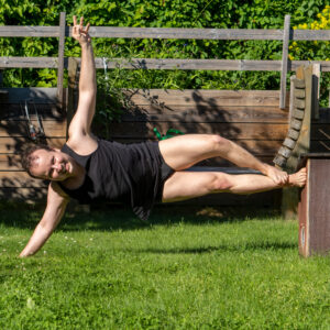 Side Plank Pose in June 19th 2022.